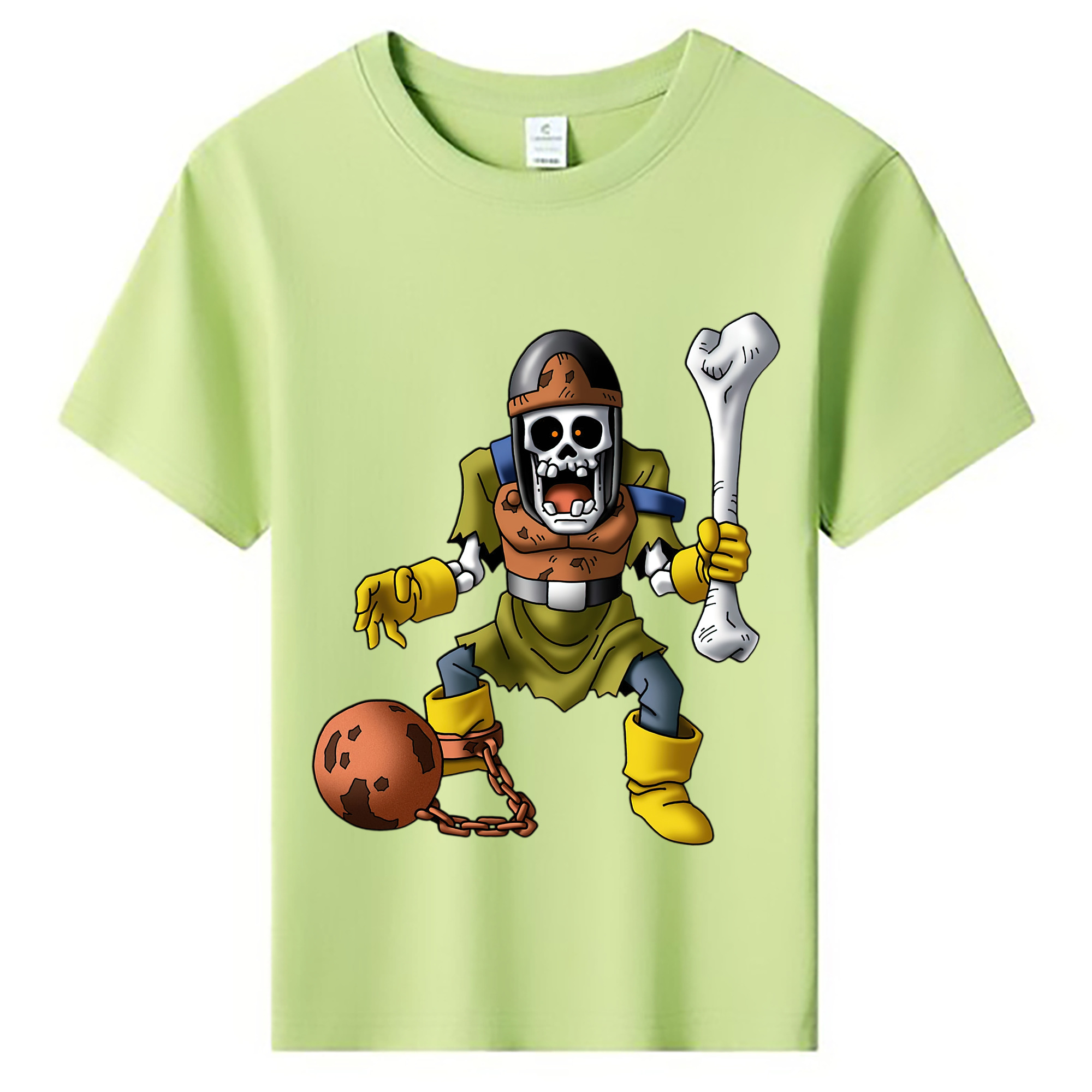 （画像用） ドラゴンクエスト Doragon Kuesuto Dragon Quest 綿100％キッズTシャツ（フロントプリント）